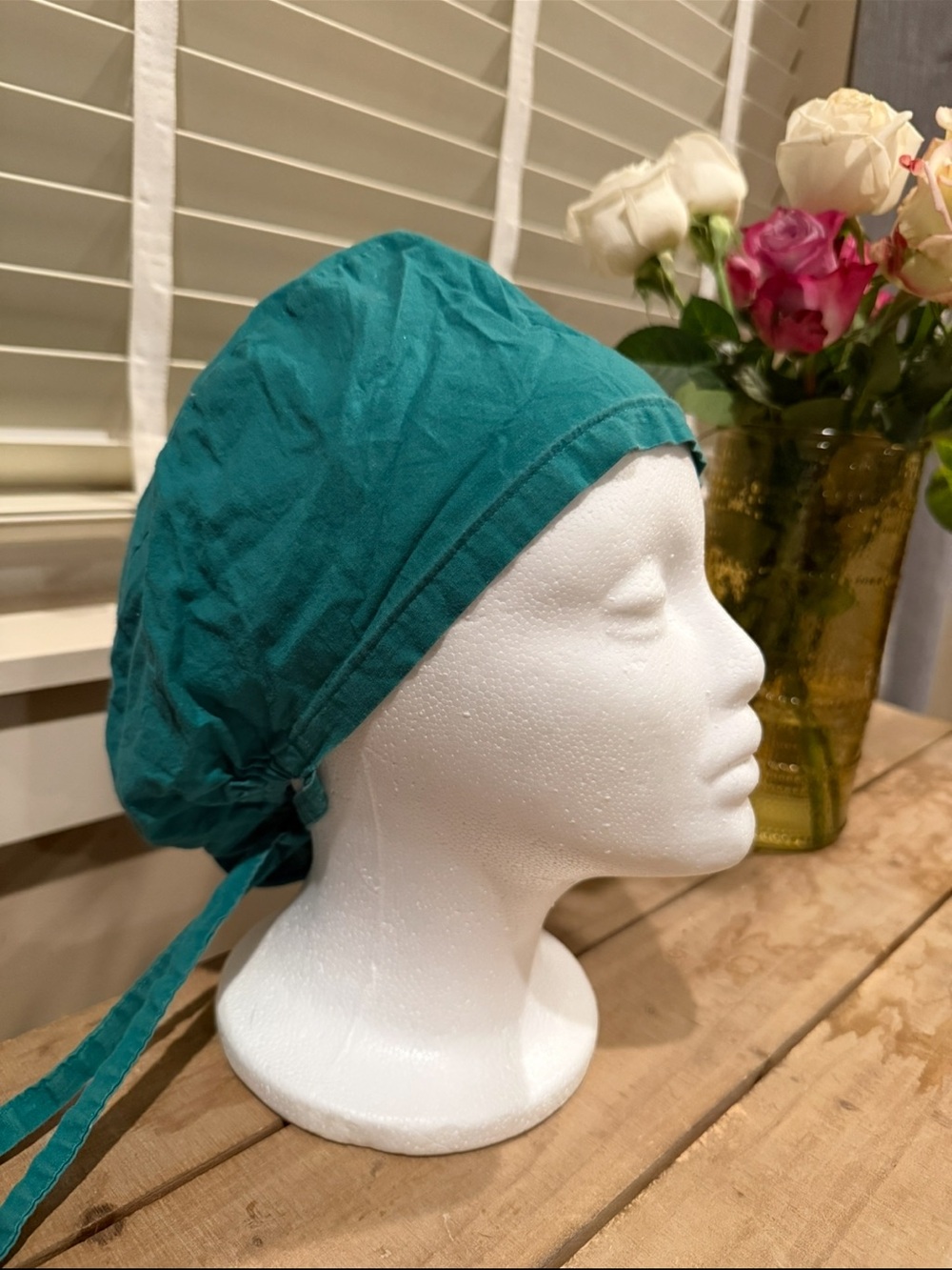 Teal Surgical Scrub Cap / Bouffant Hat